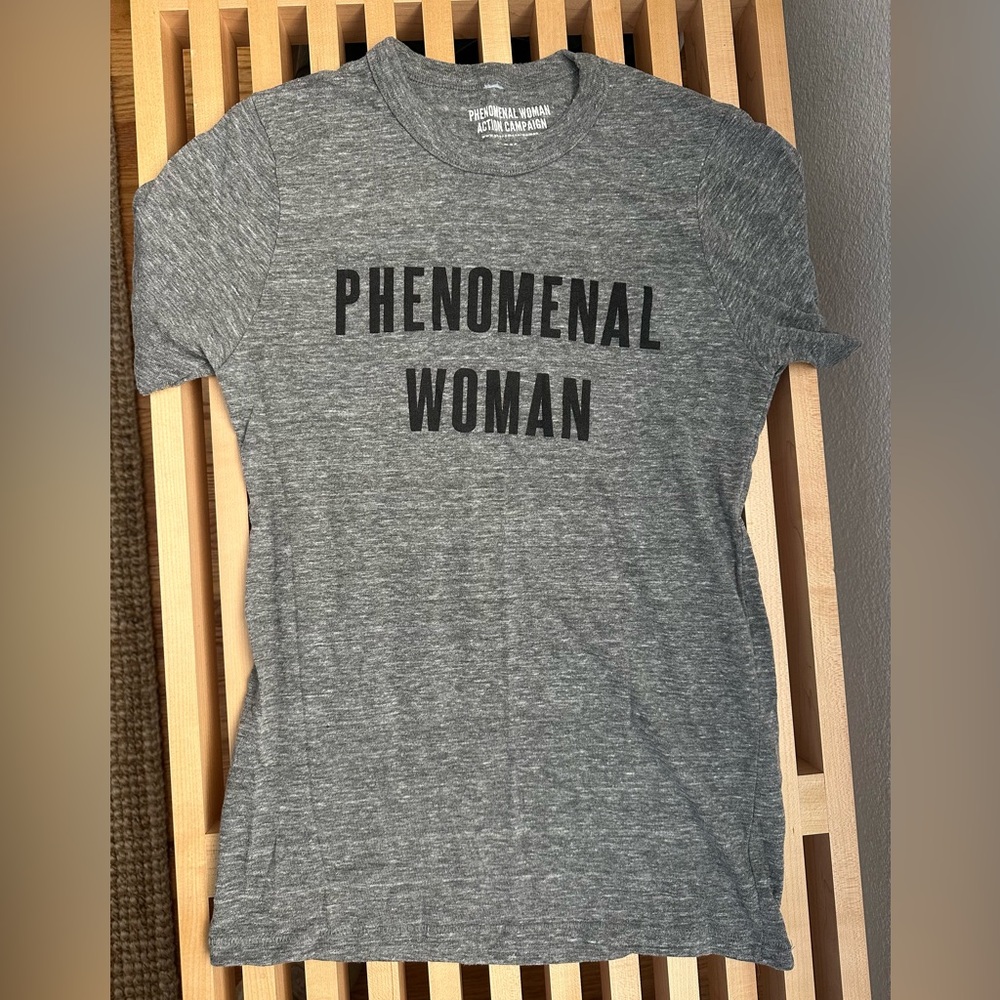 Gray Phenomenal Woman T-Shirt